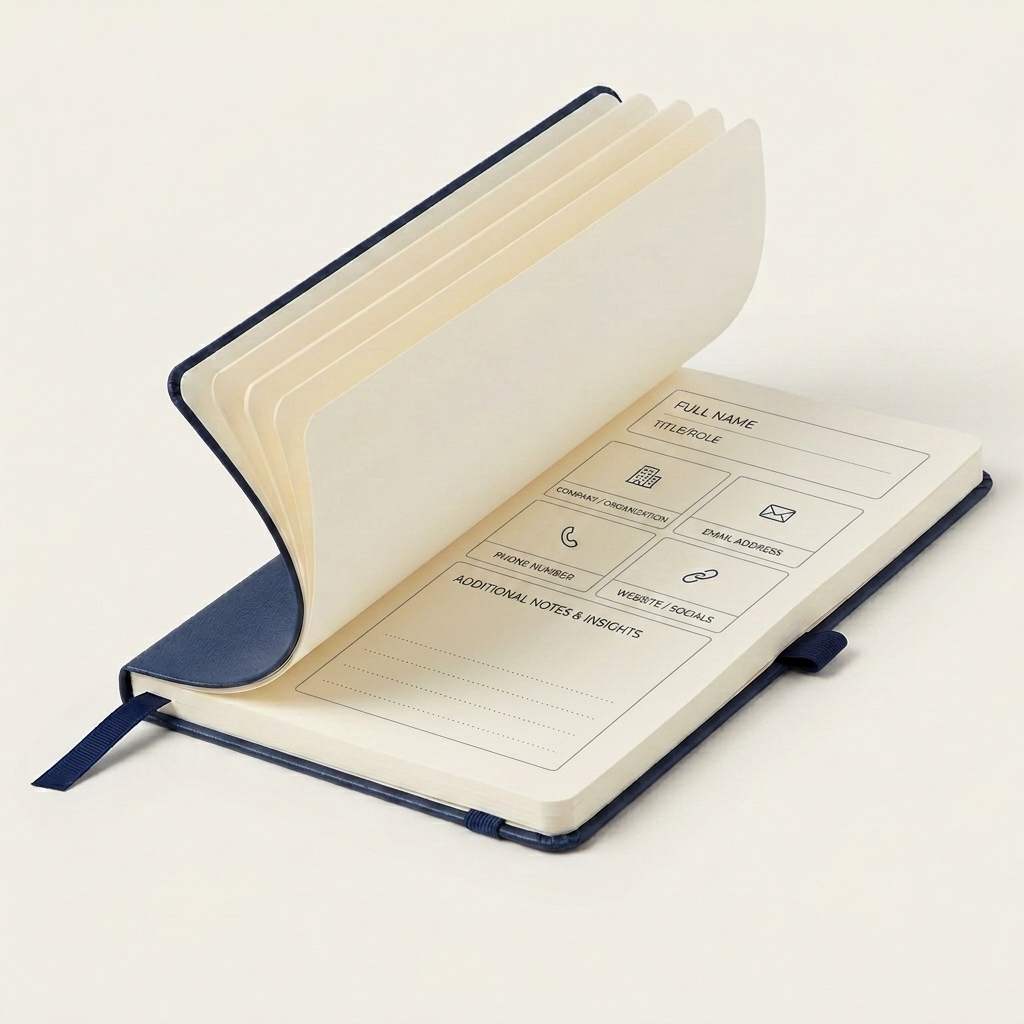 Notebook with soft cover